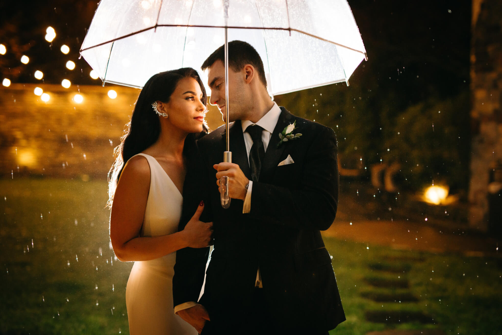 Mrs. October: Rain on This BOLI’s Wedding Day Made the Best Photos